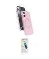 ieg™ iPhone 17 Kılıf İz Işık Koleksiyonu - Şeffaf Pasifik Cam Ekran Koruyucu