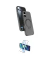 ieg™ iPhone 17 Kılıf İz Işık Koleksiyonu - Siyah 3D Antistatik Cam Ekran Koruyucu
