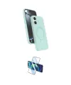 ieg™ iPhone 17 Kılıf İz Işık Koleksiyonu - Siyah 3D Antistatik Seramik Nano Ekran Koruyucu