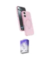 ieg™ iPhone 17 Kılıf İz Işık Koleksiyonu - Siyah Bilvis 5in1 3D Magic Cam Ekran Koruyucu