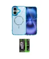 ieg™ iPhone 17 Kılıf Kıvılcım Form Prime - Siyah 360 Mat Full Body Arka Koruyucu