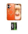ieg™ iPhone 17 Kılıf Kıvılcım Form Prime - Siyah 360 Mat Full Body Arka Koruyucu
