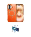 ieg™ iPhone 17 Kılıf Kıvılcım Form Prime - Siyah 3D Antistatik Cam Ekran Koruyucu