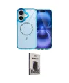 ieg™ iPhone 17 Kılıf Kıvılcım Form Prime - Siyah Bilvis Hayalet Cam Ekran Koruyucu