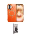 ieg™ iPhone 17 Kılıf Kıvılcım Form Prime - Siyah Bilvis Hayalet Cam Ekran Koruyucu