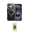 ieg™ iPhone 17 Kılıf Kıvılcım Form Prime - Siyah Joko Magic 5D Hayalet Cam