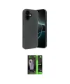 ieg™ iPhone 17 Kılıf Kozmos Yansıma Özel Seri - Siyah 360 Mat Full Body Arka Koruyucu