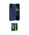 ieg™ iPhone 17 Kılıf Kozmos Yansıma Özel Seri - Siyah 360 Mat Full Body Arka Koruyucu