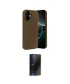 ieg™ iPhone 17 Kılıf Kozmos Yansıma Özel Seri - Siyah 3D Antistatik Hayalet Cam Ekran Koruyucu