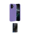 ieg™ iPhone 17 Kılıf Kozmos Yansıma Özel Seri - Siyah 3D Antistatik Hayalet Cam Ekran Koruyucu