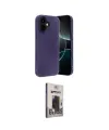 ieg™ iPhone 17 Kılıf Kozmos Yansıma Özel Seri - Siyah Bilvis Hayalet Cam Ekran Koruyucu