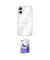ieg™ iPhone 17 Kılıf Kutup Klasik Serisi - Siyah Bilvis 5in1 5D Magic Hayalet Cam Ekran Koruyucu
