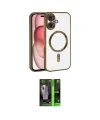 ieg™ iPhone 17 Kılıf Nova Işık Özel Seri - Siyah 360 Mat Full Body Arka Koruyucu