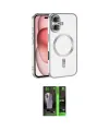 ieg™ iPhone 17 Kılıf Nova Işık Özel Seri - Siyah 360 Mat Full Body Arka Koruyucu