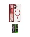 ieg™ iPhone 17 Kılıf Nova Işık Özel Seri - Siyah 360 Mat Full Body Arka Koruyucu
