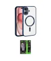ieg™ iPhone 17 Kılıf Nova Işık Özel Seri - Siyah 360 Mat Full Body Arka Koruyucu