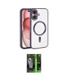ieg™ iPhone 17 Kılıf Nova Işık Özel Seri - Siyah 360 Mat Full Body Arka Koruyucu