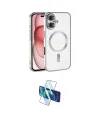 ieg™ iPhone 17 Kılıf Nova Işık Özel Seri - Siyah 3D Antistatik Seramik Nano Ekran Koruyucu