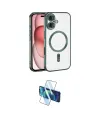 ieg™ iPhone 17 Kılıf Nova Işık Özel Seri - Siyah 3D Antistatik Seramik Nano Ekran Koruyucu