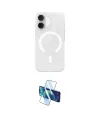 ieg™ iPhone 17 Kılıf Pusula Form Özel Seri - Siyah 3D Antistatik Cam Ekran Koruyucu