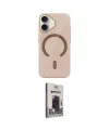 ieg™ iPhone 17 Kılıf Pusula Form Özel Seri - Siyah Bilvis Hayalet Cam Ekran Koruyucu