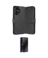 ieg™ iPhone 17 Kılıf Siluet Işık Serisi - Siyah 3D Antistatik Hayalet Cam Ekran Koruyucu