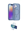 ieg™ iPhone 17 Kılıf Siluet Minimal Prime - Siyah 3D Antistatik Cam Ekran Koruyucu