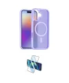 ieg™ iPhone 17 Kılıf Siluet Minimal Prime - Siyah 3D Antistatik Cam Ekran Koruyucu