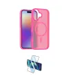 ieg™ iPhone 17 Kılıf Siluet Minimal Prime - Siyah 3D Antistatik Cam Ekran Koruyucu