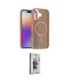 ieg™ iPhone 17 Kılıf Siluet Minimal Prime - Siyah Bilvis 3D Cam Ekran Koruyucu