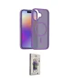 ieg™ iPhone 17 Kılıf Siluet Minimal Prime - Siyah Bilvis 3D Cam Ekran Koruyucu