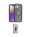 ieg™ iPhone 17 Kılıf Siluet Minimal Prime - Siyah Bilvis 3D Cam Ekran Koruyucu