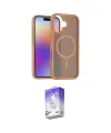 ieg™ iPhone 17 Kılıf Siluet Minimal Prime - Siyah Bilvis 5in1 3D Magic Cam Ekran Koruyucu