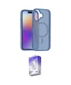 ieg™ iPhone 17 Kılıf Siluet Minimal Prime - Siyah Bilvis 5in1 3D Magic Cam Ekran Koruyucu