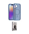 ieg™ iPhone 17 Kılıf Siluet Minimal Prime - Siyah Bilvis Hayalet Cam Ekran Koruyucu