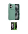 ieg™ iPhone 17 Kılıf Vadi Çizgi Prime - Siyah 360 Mat Full Body Arka Koruyucu