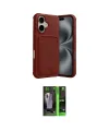 ieg™ iPhone 17 Kılıf Vadi Çizgi Prime - Siyah 360 Mat Full Body Arka Koruyucu