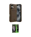 ieg™ iPhone 17 Kılıf Vadi Çizgi Prime - Siyah 360 Mat Full Body Arka Koruyucu