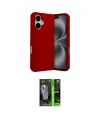 ieg™ iPhone 17 Kılıf Vadi Çizgi Prime - Siyah 360 Mat Full Body Arka Koruyucu