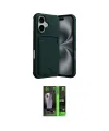ieg™ iPhone 17 Kılıf Vadi Çizgi Prime - Siyah 360 Mat Full Body Arka Koruyucu