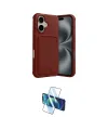 ieg™ iPhone 17 Kılıf Vadi Çizgi Prime - Siyah 3D Antistatik Cam Ekran Koruyucu