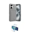 ieg™ iPhone 17 Kılıf Vadi Çizgi Prime - Siyah 3D Antistatik Cam Ekran Koruyucu
