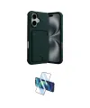 ieg™ iPhone 17 Kılıf Vadi Çizgi Prime - Siyah 3D Antistatik Cam Ekran Koruyucu