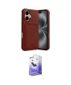 ieg™ iPhone 17 Kılıf Vadi Çizgi Prime - Siyah Bilvis 5in1 5D Magic Hayalet Cam Ekran Koruyucu