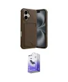 ieg™ iPhone 17 Kılıf Vadi Çizgi Prime - Siyah Bilvis 5in1 5D Magic Hayalet Cam Ekran Koruyucu