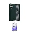 ieg™ iPhone 17 Kılıf Vadi Çizgi Prime - Siyah Bilvis 5in1 5D Magic Hayalet Cam Ekran Koruyucu