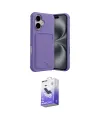 ieg™ iPhone 17 Kılıf Vadi Çizgi Prime - Siyah Bilvis 5in1 5D Magic Hayalet Cam Ekran Koruyucu