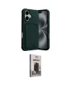 ieg™ iPhone 17 Kılıf Vadi Çizgi Prime - Siyah Bilvis Hayalet Cam Ekran Koruyucu