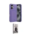 ieg™ iPhone 17 Kılıf Vadi Çizgi Prime - Siyah Bilvis Hayalet Cam Ekran Koruyucu