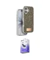 ieg™ iPhone 17 Kılıf Vadi Klasik Serisi - Siyah Bilvis 5in1 5D Magic Hayalet Cam Ekran Koruyucu